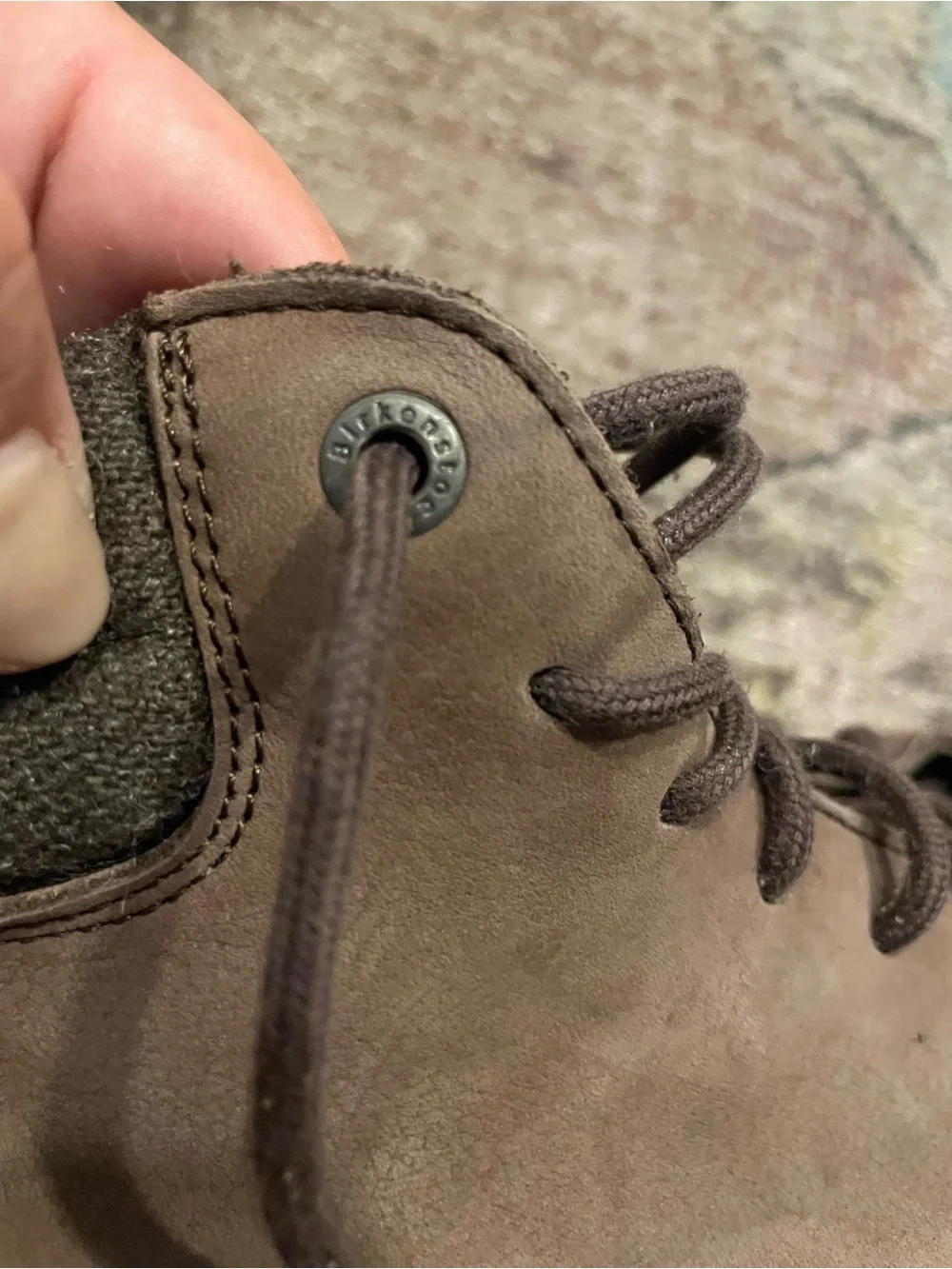 Birkenstock Men's Brown Lace-Up High Top Boot
